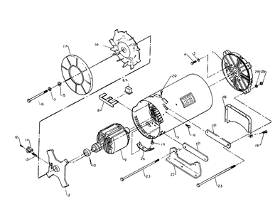 Alternator Diagram and Parts List for 8753-0-GE5550XR  Briggs and Stratton Generator
